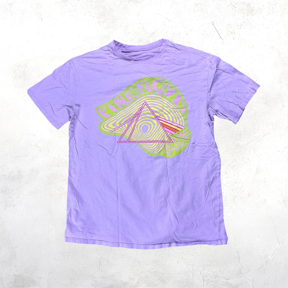 🎸 Pink Floyd Dark Side of the Moon Purple Graphic Tee M